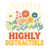 ADHD Highly Distractible Flower Neurodiversity