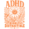 ADHD Highly Distractible Flower Neurodiversity