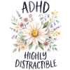 ADHD Highly Distractible Flower Neurodiversity