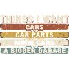Oldtimer-Garagenwagen-Humor | Mecano-Geschenk