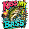 Embrasse ma basse Éclaboussure néon