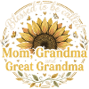 Urgroßmutter-Oma Sonnenblumen-Geschenk