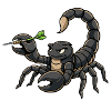 Skorpion mit Darts