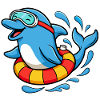 Delfin Schwimmspaß