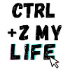 CTRL Z MY LIFE Neon