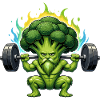 Power broccoli: Bold vegetable body