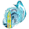 Surfboard Spirit wave circle