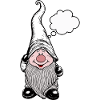 Gnome with long hat
