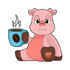 Pig Coffee Mug
