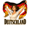 Deutschlandflagge Freiheitsheldin