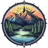Berge Kompass