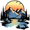 Berge Natur
