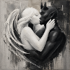 Light meets darkness love