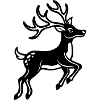 Flying reindeer