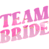 Équipe de mariage mariée