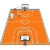 Basketball match dog and capybara