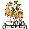 Vom Salat schrumpft der Bizeps