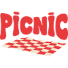 Retro-Schachbrett-Picknick