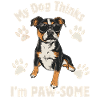 Dog Thinks Im Pawsome