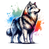 Wolfhund Geschenk