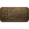 Brüder Bronzerelief Plakette