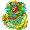 Feathered Serpent Quetzalcoatl Rising