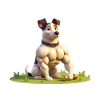 Muscular Dog in Training
