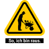 So, ich bin raus. Garten Ruhestand