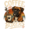 Coffee and Boxers – Boxer Hund Kaffeeliebe
