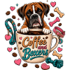 Coffee and Boxers – Boxer Hund Kaffeeliebe
