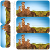 DIY Schulaufkleber Set - Erdmännchen - 5 Sticker