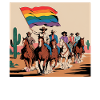 Pride at Dawn: Western Flag Ride
