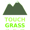 Neon Berge Touch Grass