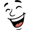 Gesicht lachen