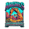 Arches Nationalpark Farbexplosion
