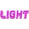 Neon Light Lettering Light