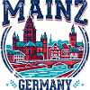 Mainz Germany Cathedral Rhine River Emblem