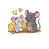 Ich werde Große Schwester Mäuse