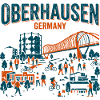 Oberhausen Germany Gasometer And Skybridge Skyline
