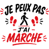 Marche Empreintes Rouge