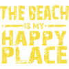 The beach is my happy place