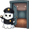 Ghost policeman in search of clues