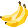 Geometric Bananas – Modern Fruit Motif