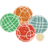 Ensemble graphique Boccia et Pétanque