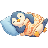 Penguin Sleeping