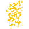 Abstract Background - Brush Pattern YELLOW