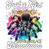 Girl Black Tarantula