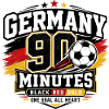 Deutschland 90-Minuten Fußballdesign