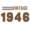 80 Years 1946 Handwritten Script T-Shirt