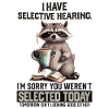 Raccoon au café : écoute sélective